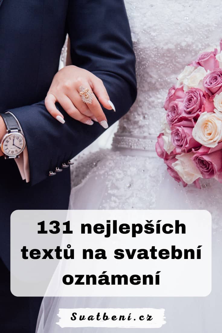 Texty na svatební oznámení
