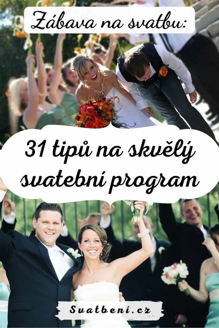 Zábava na svatbu - svatební program