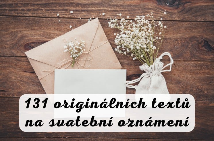 131 tipů na originální texty na svatební oznámení
