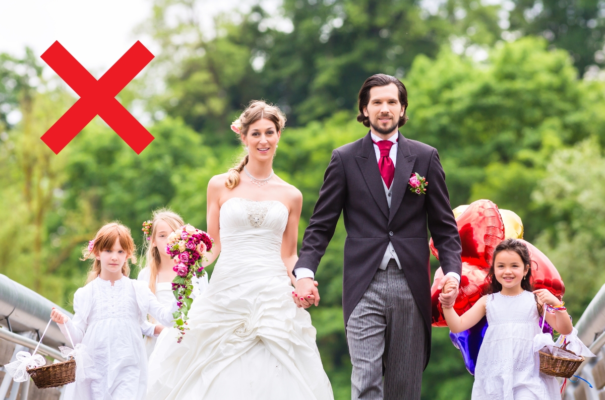 Svatba bez dětí: jak elegantně říci – nechci děti na svatbě!