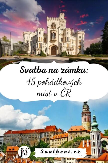 Svatba na zámku: 45 pohádkových míst v ČR